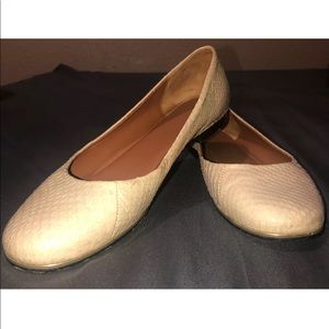 Givenchy Paris Neutral Snakeskin Ballet